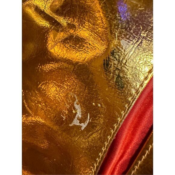 Vintage koret gold metal woven clutch - Picture 12 of 12